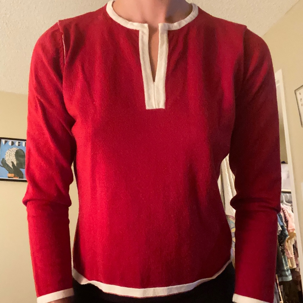 Emma James red sweater!